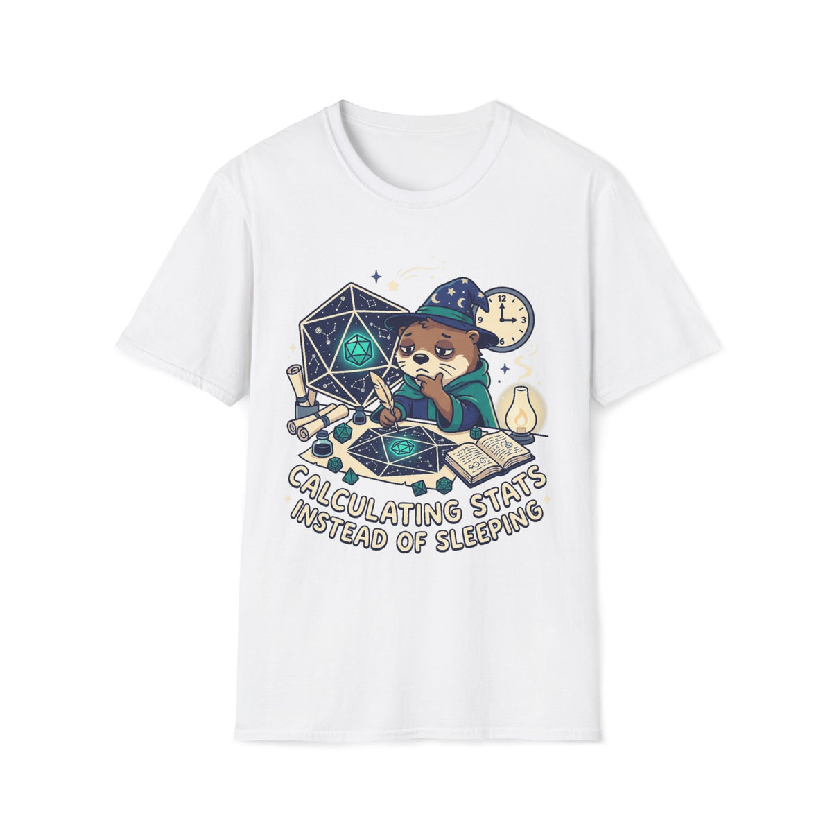 Calculating Stats Instead Of Sleeping T-shirt