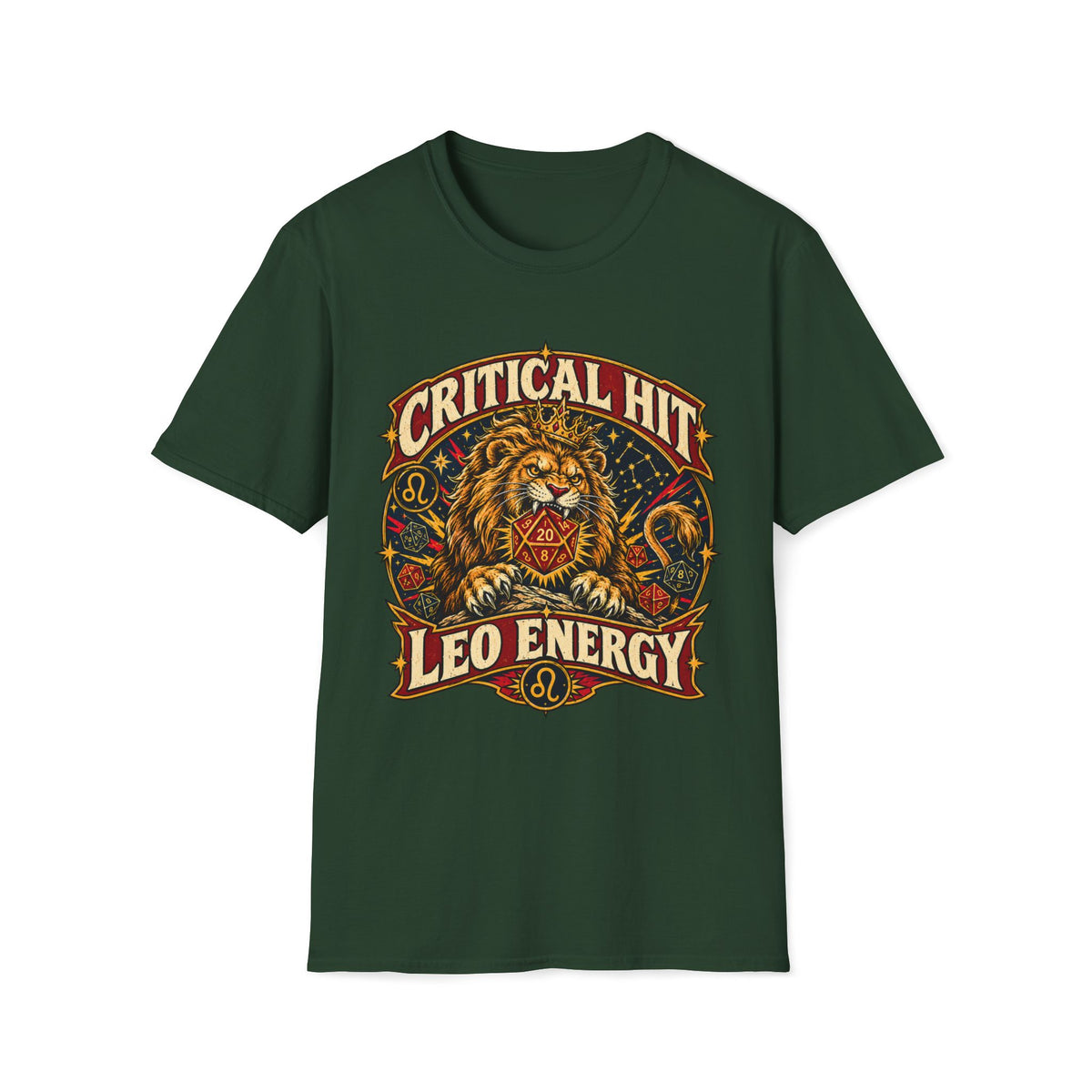 Critical Hit Leo Energy T-shirt