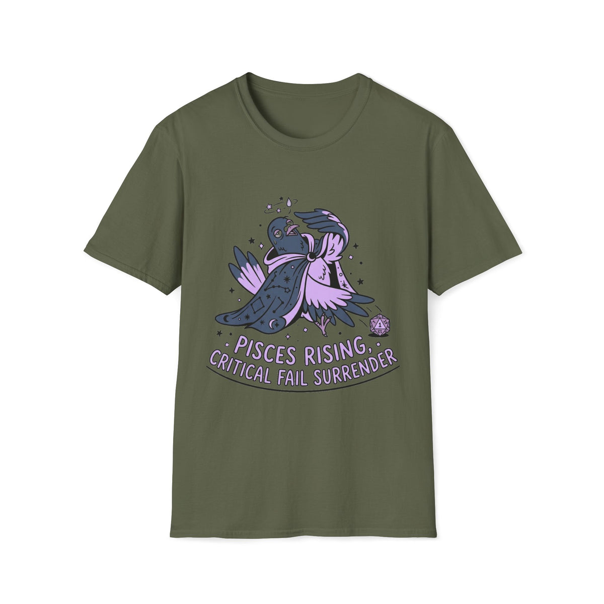 Pisces Rising, Critical Fail Surrender T-shirt
