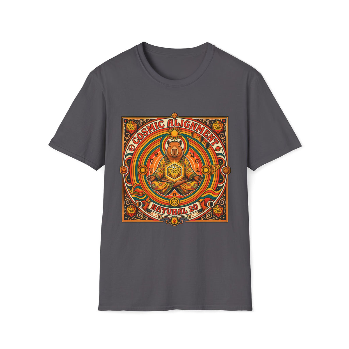 Cosmic Alignment Natural 20 T-shirt
