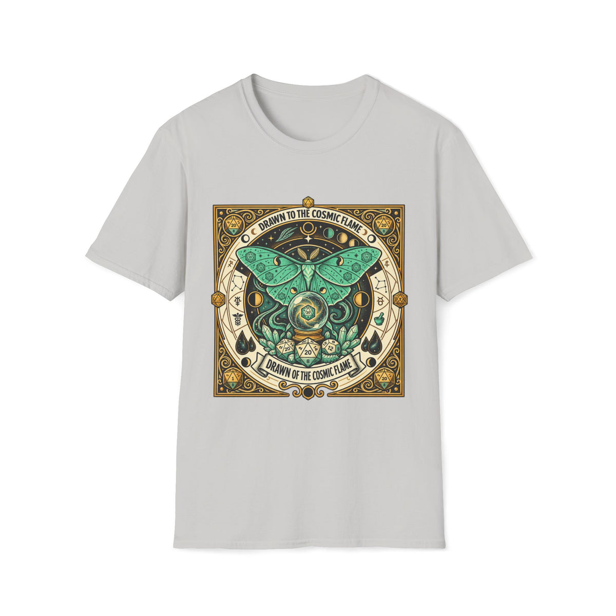 Drawn to the Cosmic Flame T-shirt