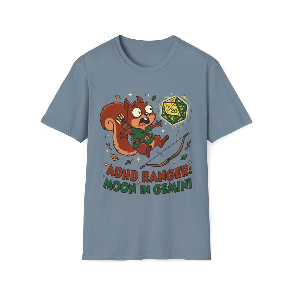 ADHD Ranger: Moon In Gemini T-shirt