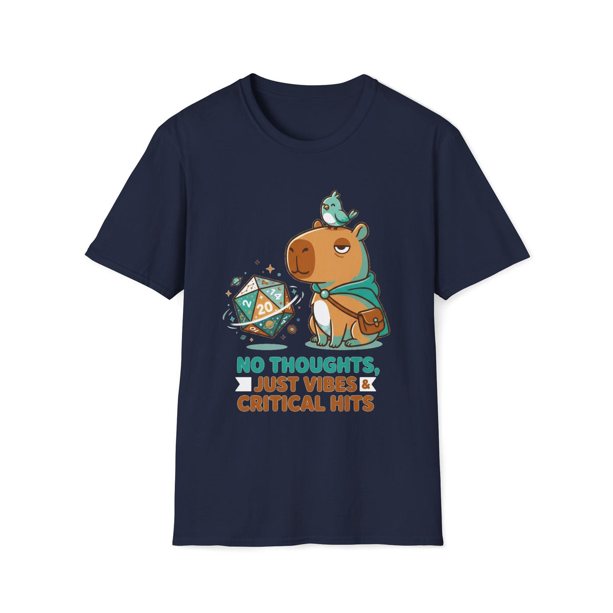 No Thoughts, Just Vibes & Critical Hits T-shirt