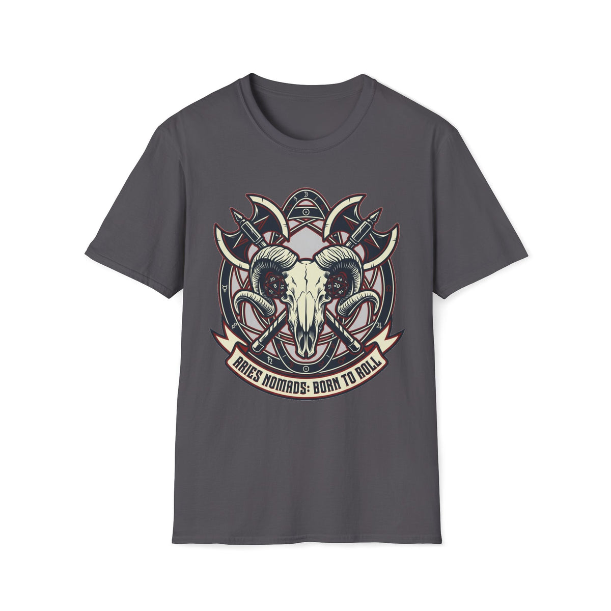 Aries Nomads: Born to Roll T-shirt