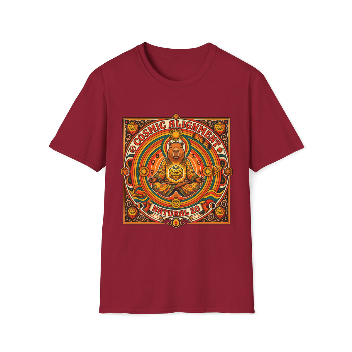 Cosmic Alignment Natural 20 T-shirt