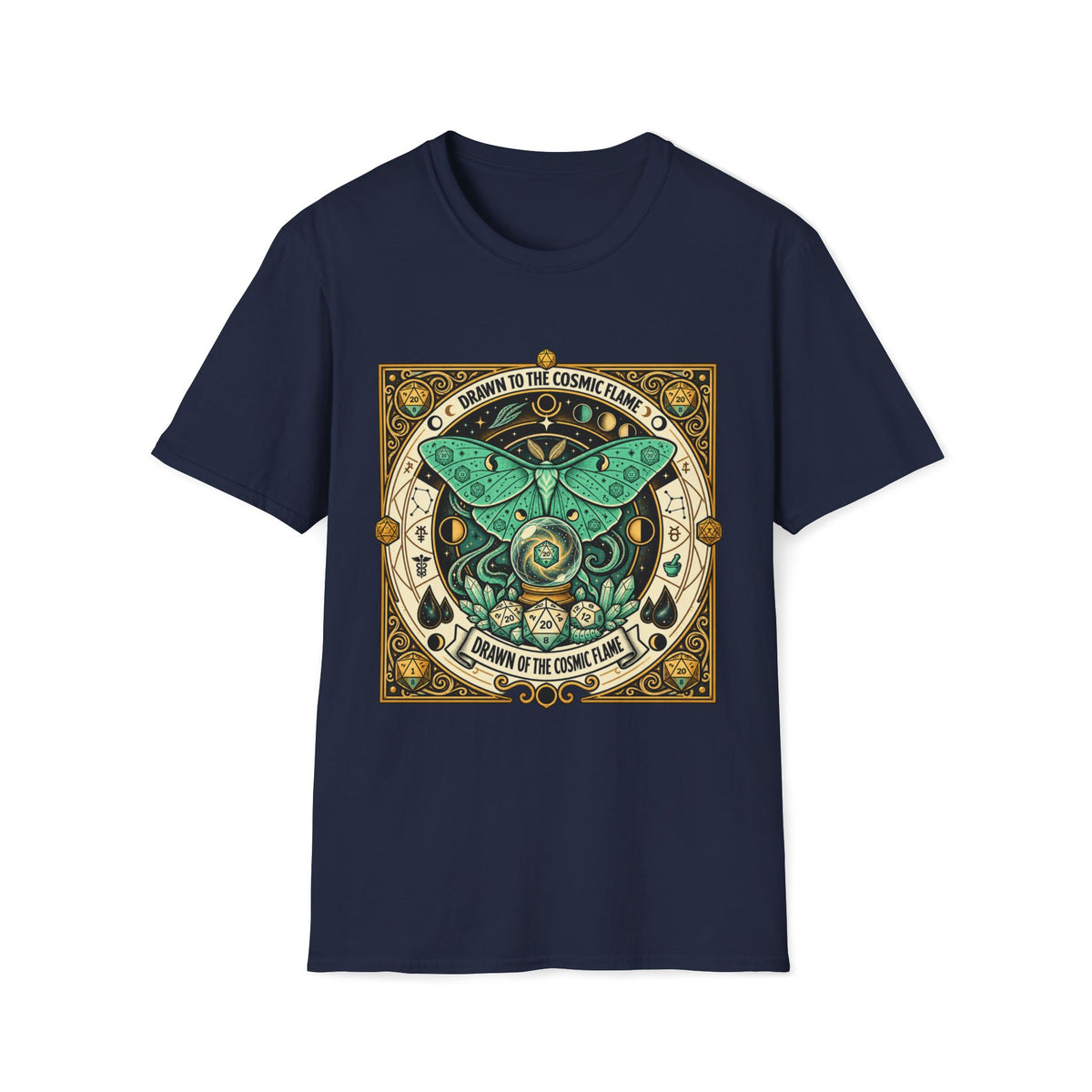 Drawn to the Cosmic Flame T-shirt