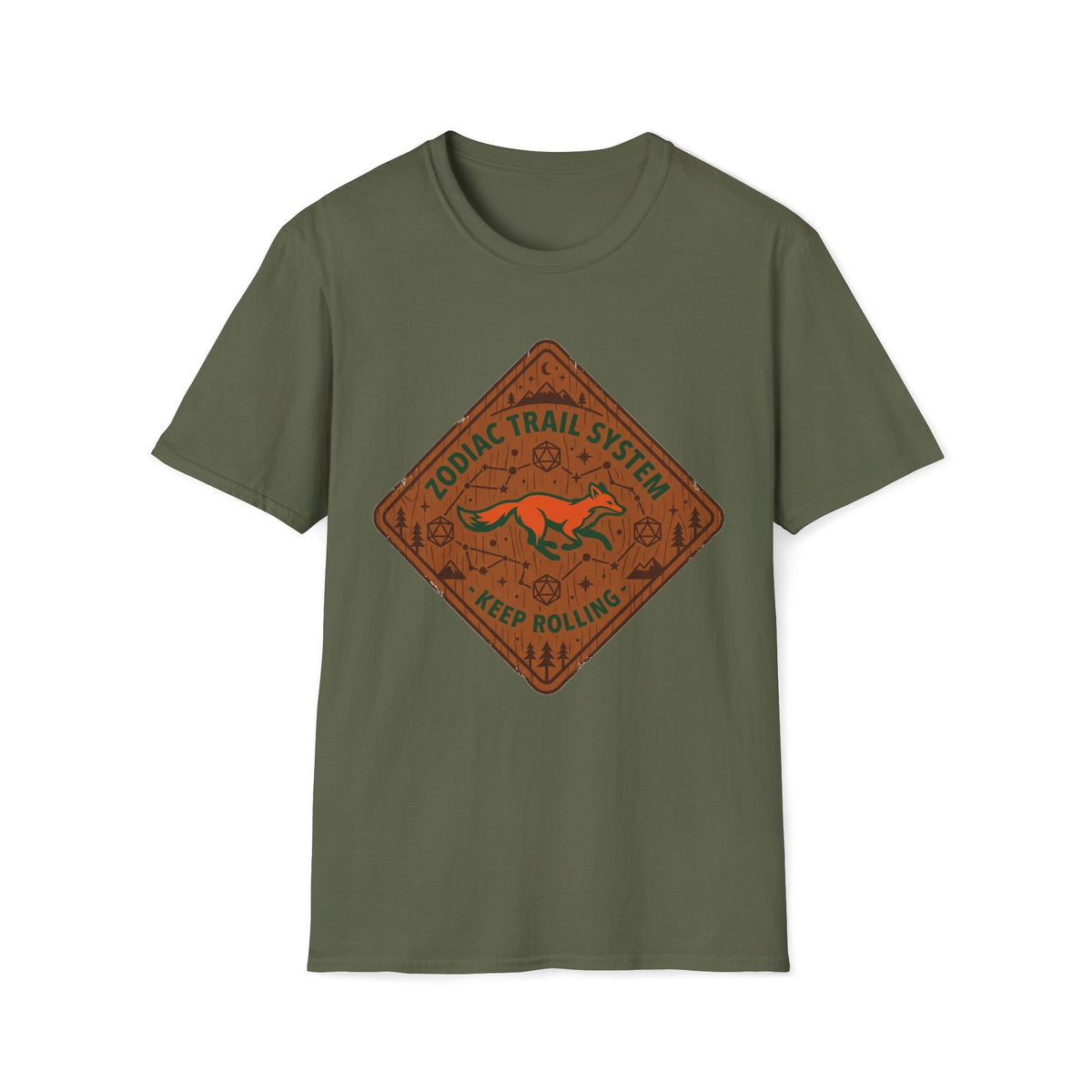 Zodiac Trail System Keep Rolling T-shirt