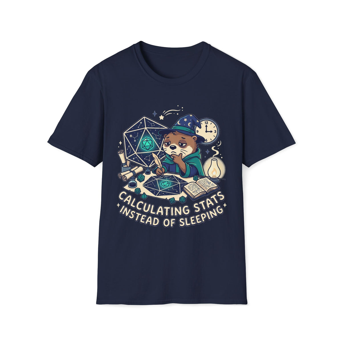 Calculating Stats Instead Of Sleeping T-shirt