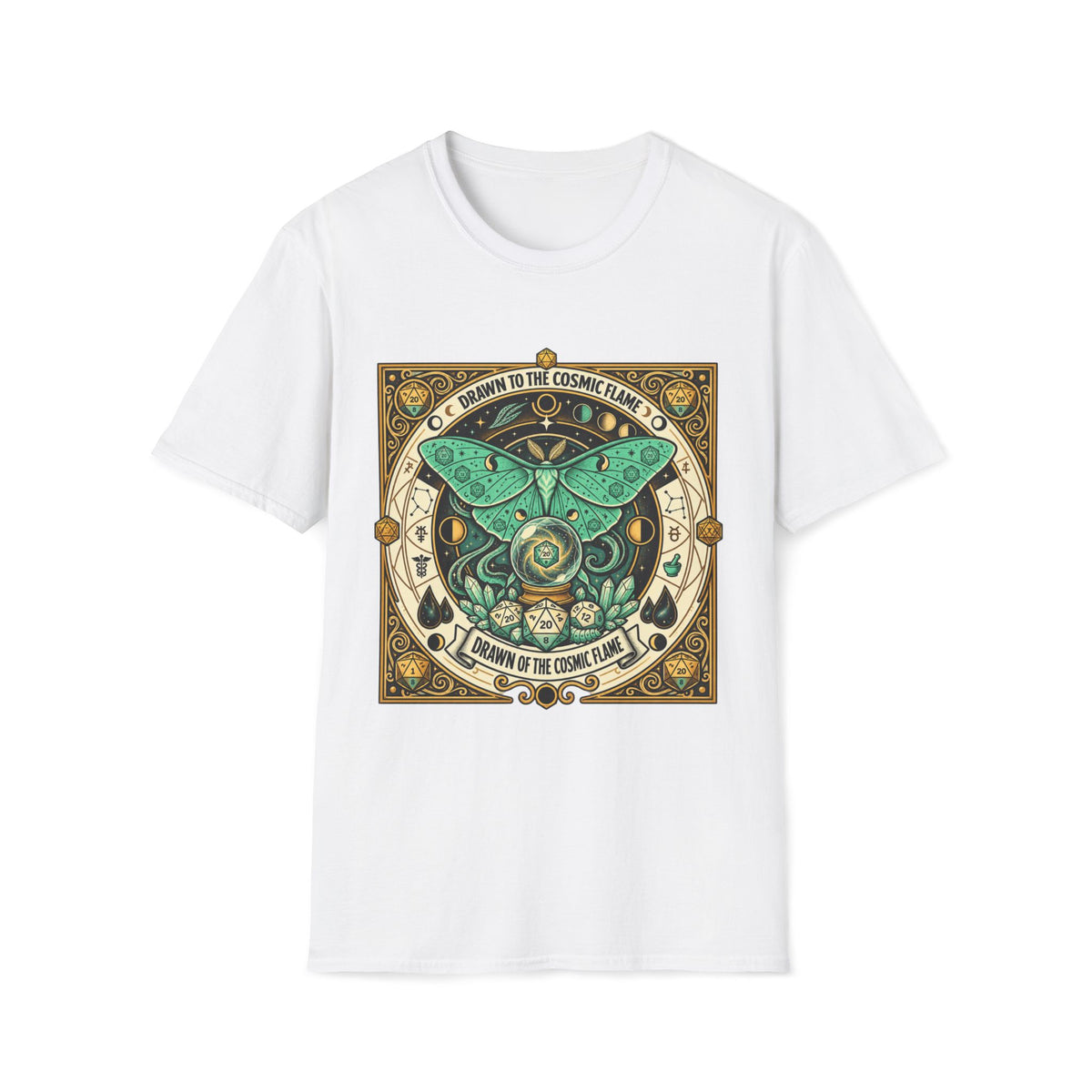 Drawn to the Cosmic Flame T-shirt