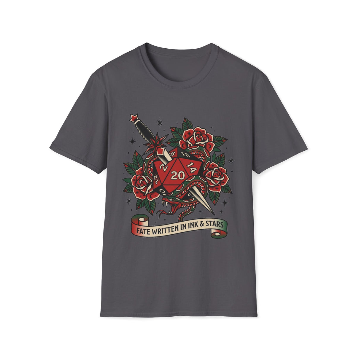 Fate Written In Ink & Stars T-shirt