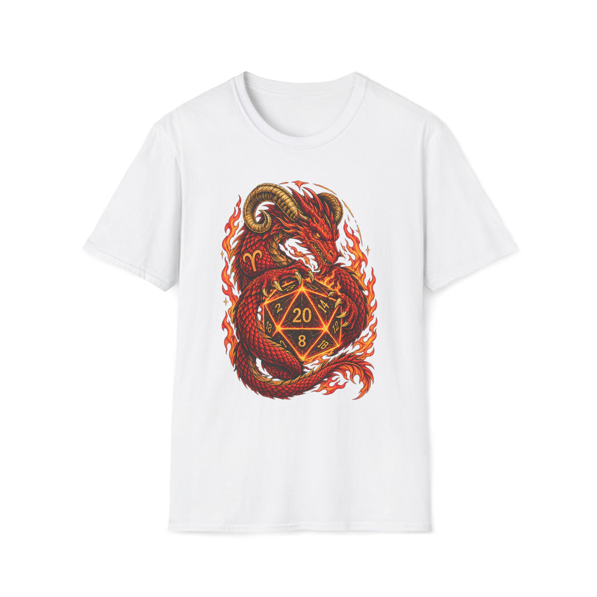 Cosmic Guardian of the Sacred D20 T-shirt
