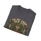 The Owl Knows Your Fate T-shirt