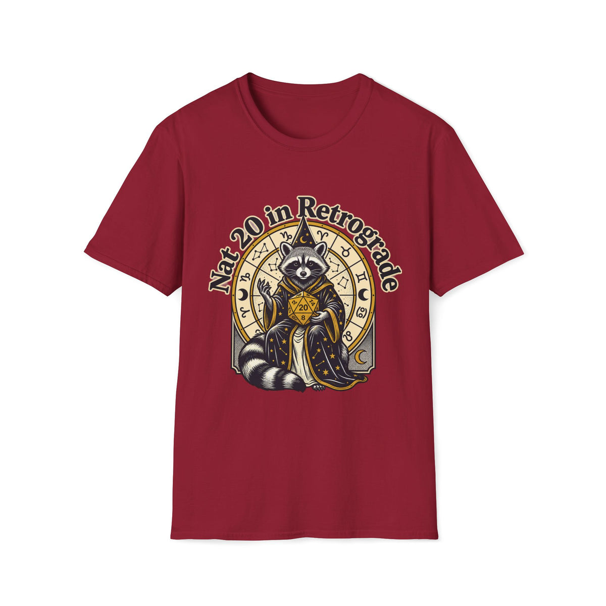 Nat 20 in Retrograde T-shirt