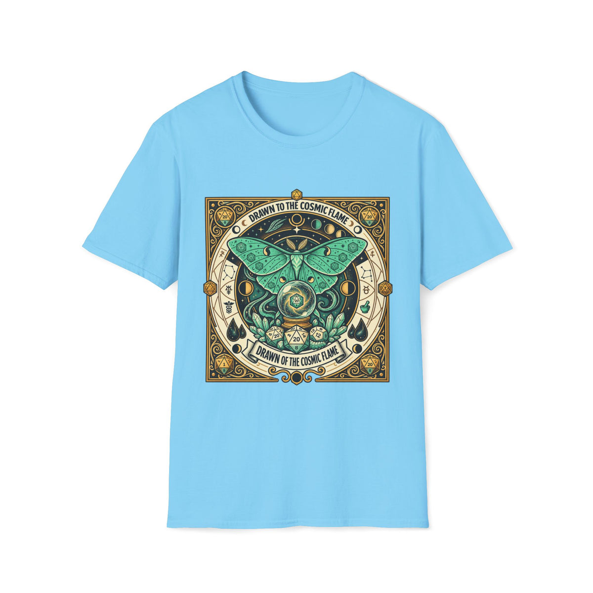 Drawn to the Cosmic Flame T-shirt