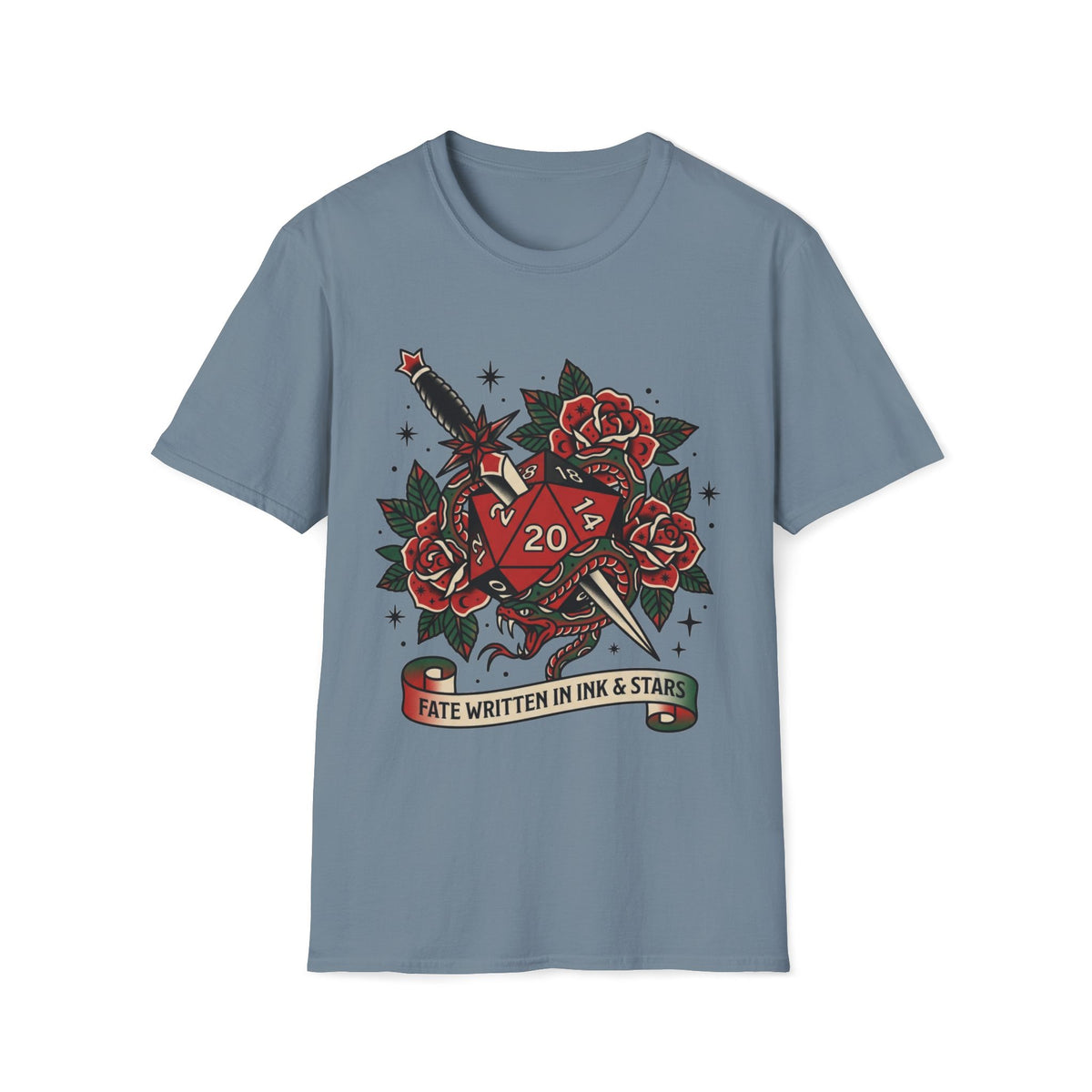 Fate Written In Ink & Stars T-shirt