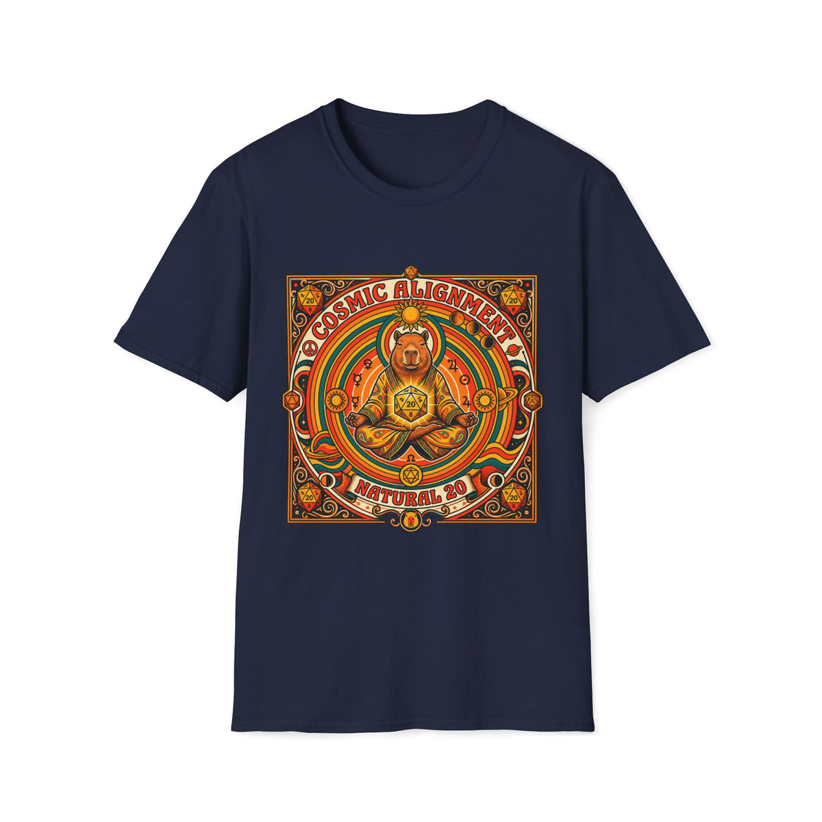 Cosmic Alignment Natural 20 T-shirt