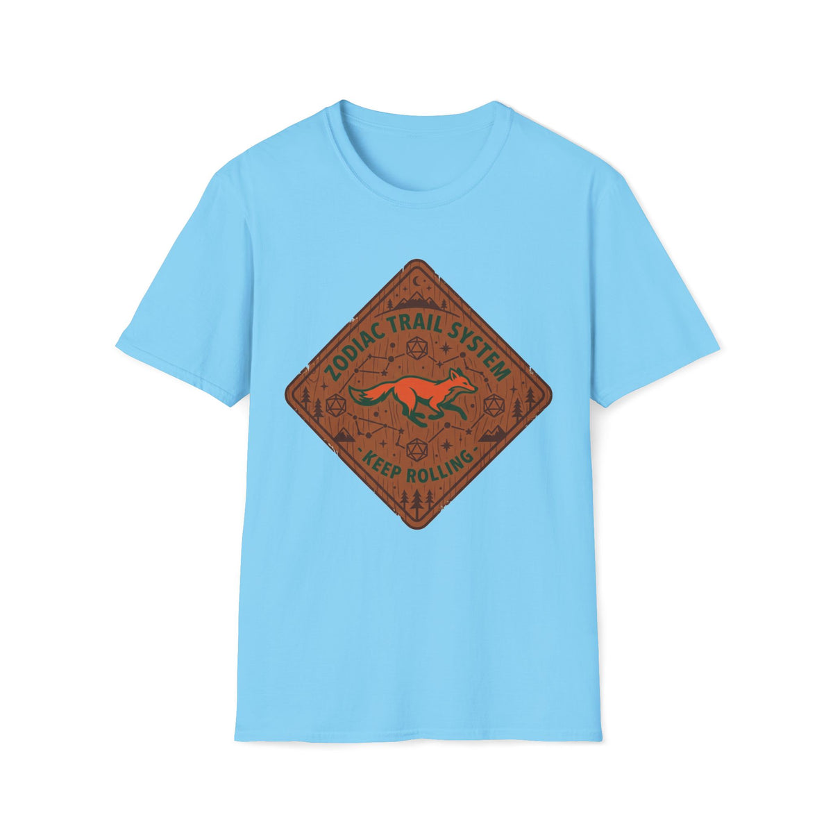 Zodiac Trail System Keep Rolling T-shirt