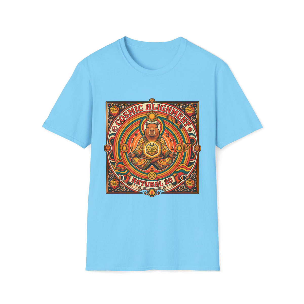 Cosmic Alignment Natural 20 T-shirt