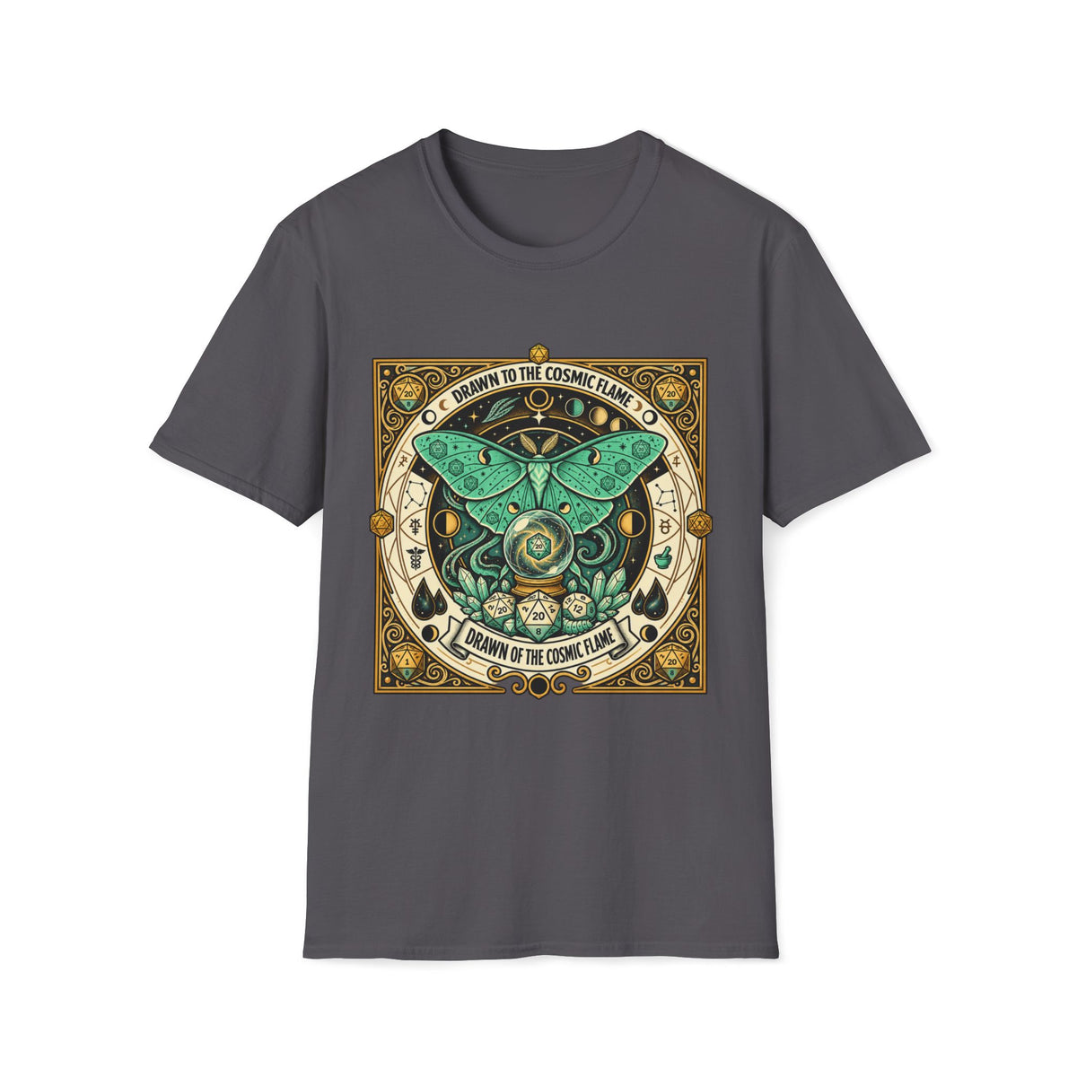 Drawn to the Cosmic Flame T-shirt