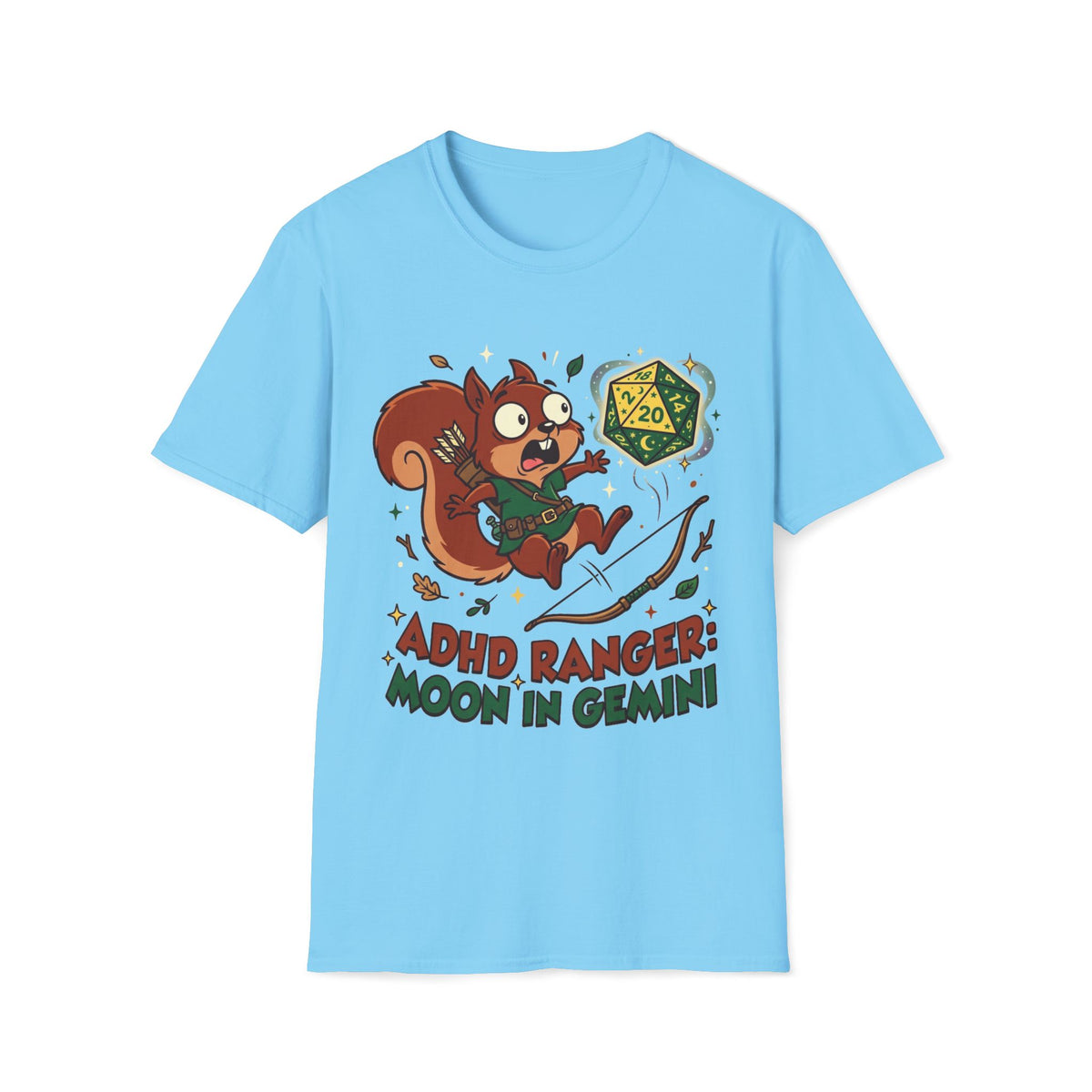 ADHD Ranger: Moon In Gemini T-shirt
