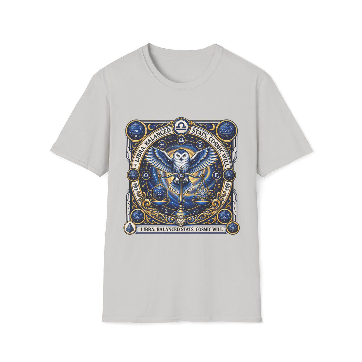 Libra: Balanced Stats: Cosmic Will T-shirt