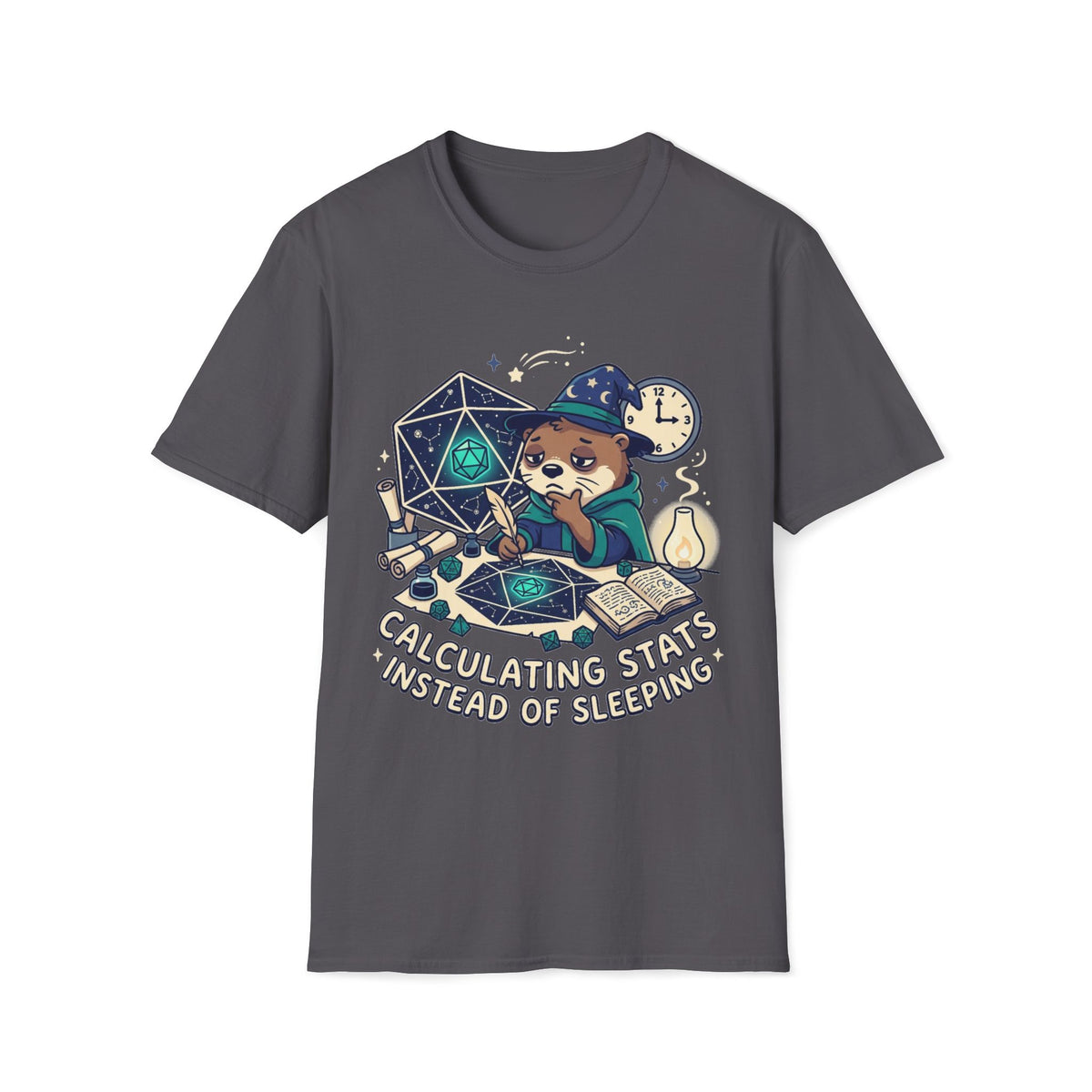 Calculating Stats Instead Of Sleeping T-shirt