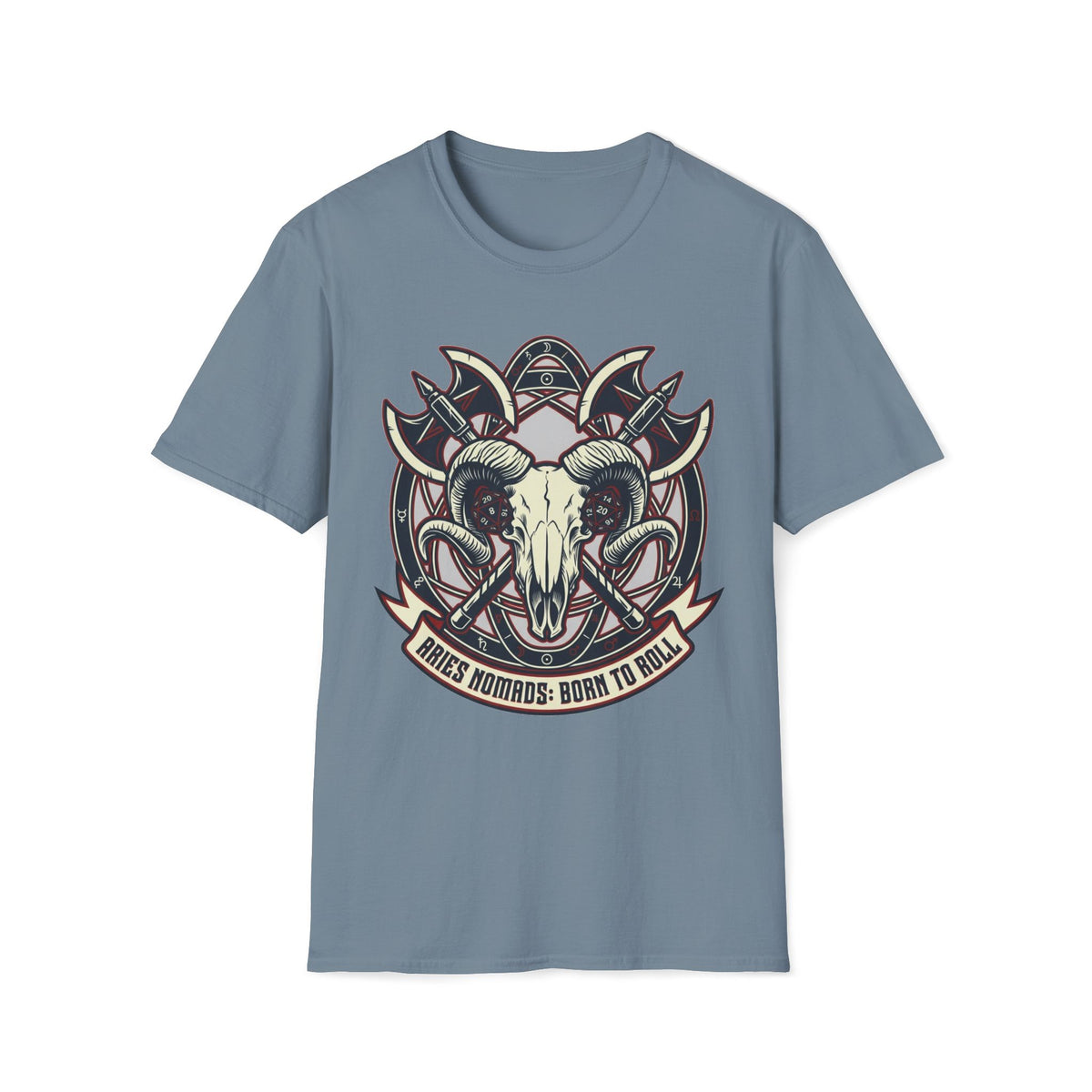 Aries Nomads: Born to Roll T-shirt