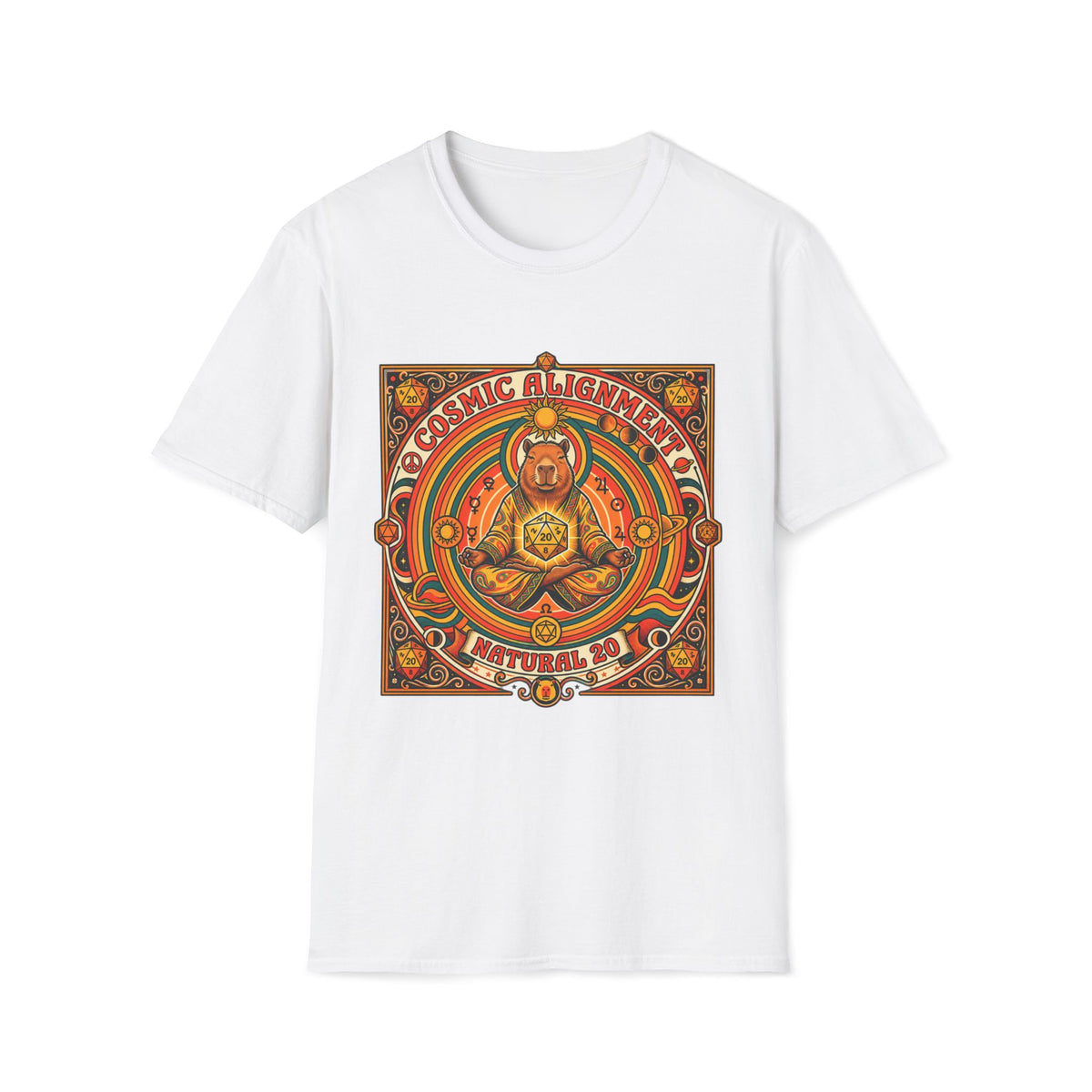 Cosmic Alignment Natural 20 T-shirt