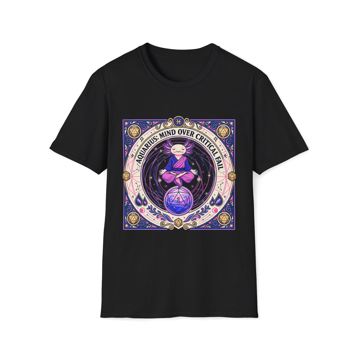 Aquarius: Mind Over Critical Fail T-shirt