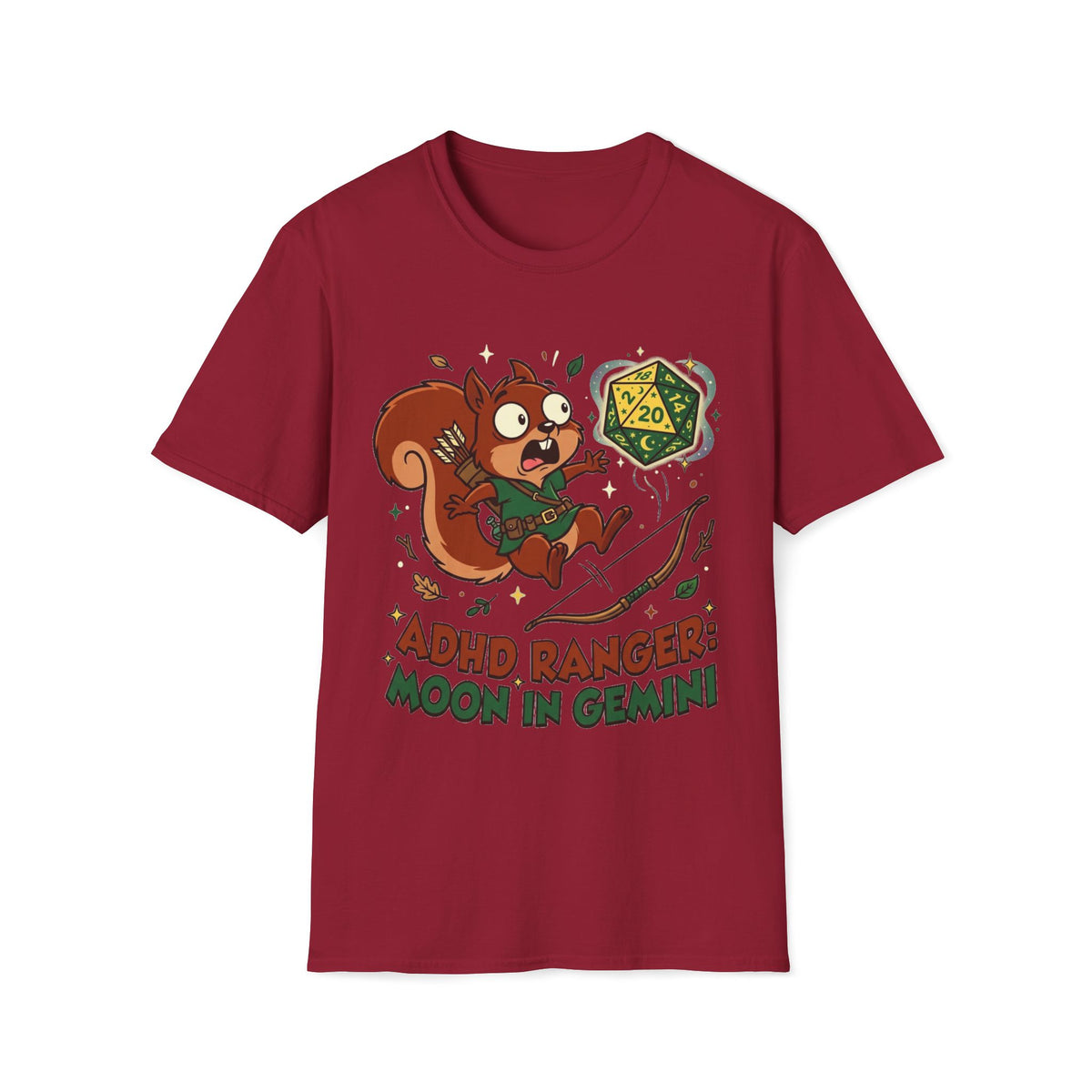 ADHD Ranger: Moon In Gemini T-shirt