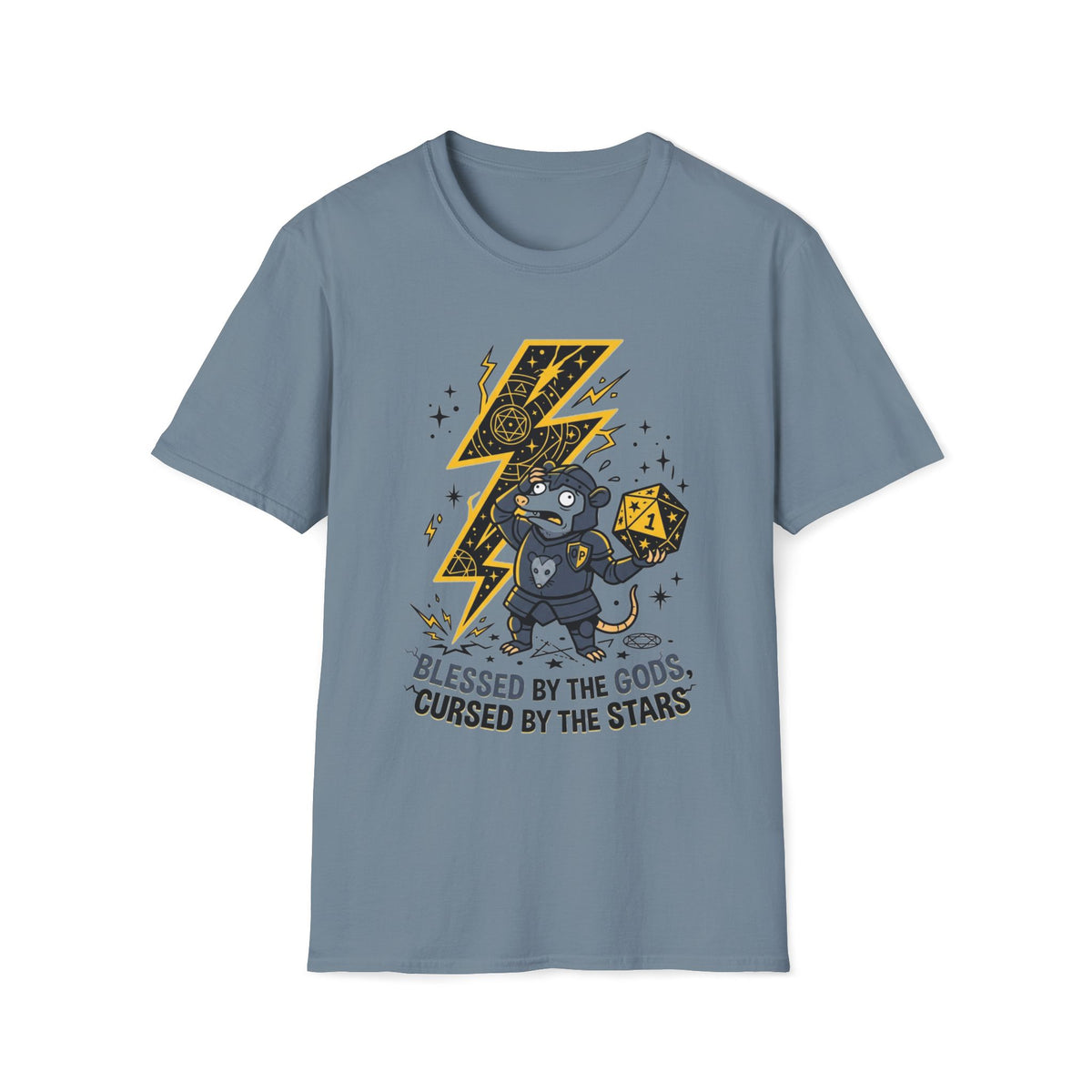 Blessed By The Gods, Cursed By The Stars T-shirt