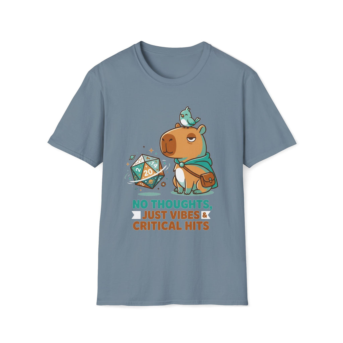 No Thoughts, Just Vibes & Critical Hits T-shirt