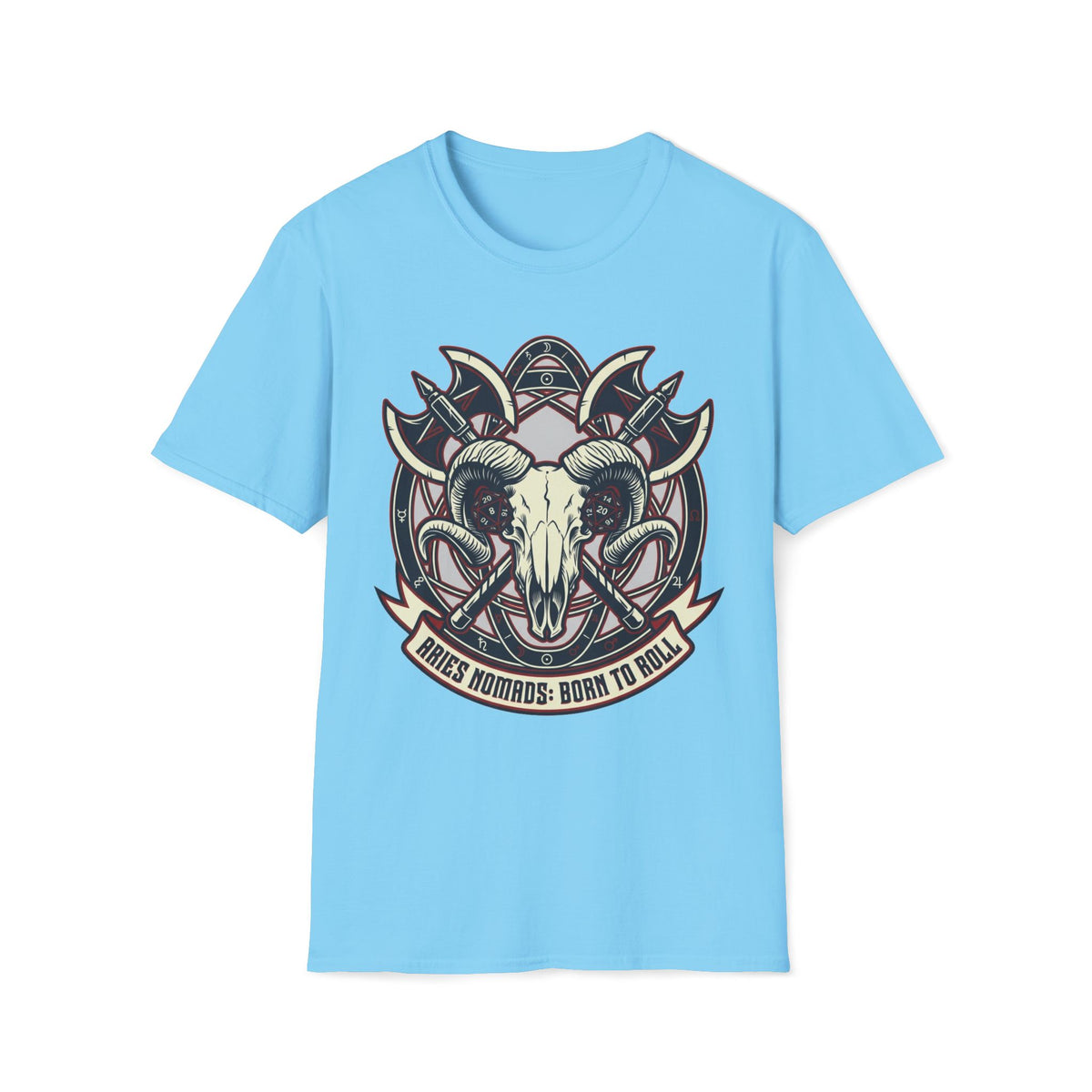 Aries Nomads: Born to Roll T-shirt
