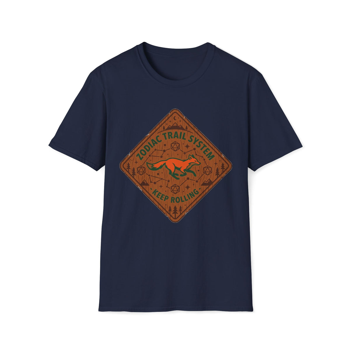 Zodiac Trail System Keep Rolling T-shirt