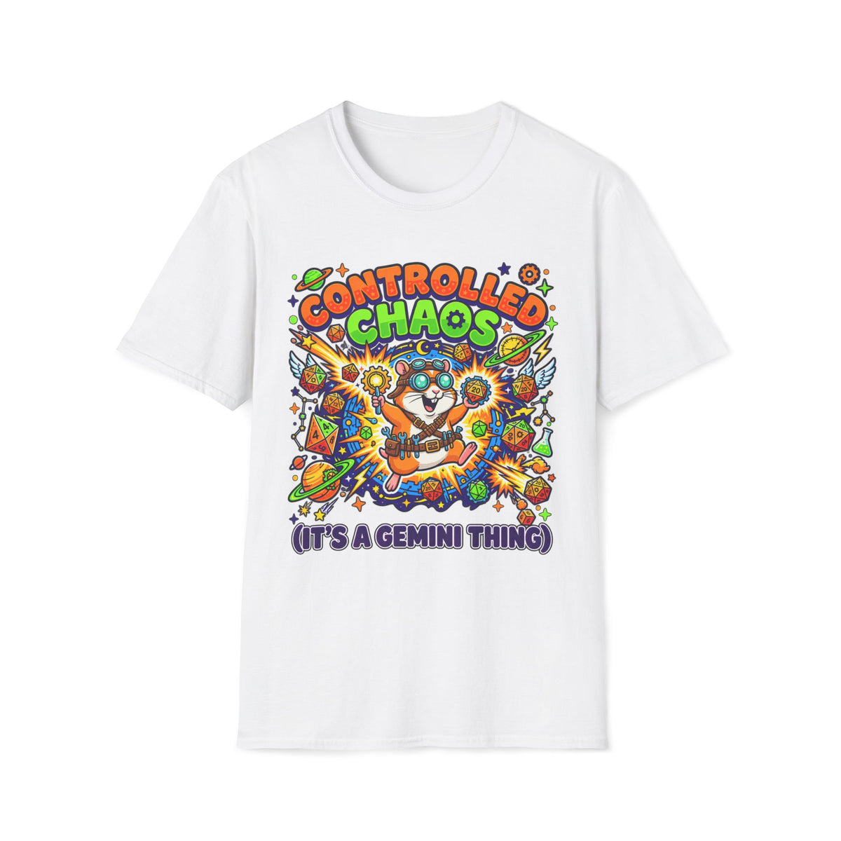 Controlled Chaos (It's A Gemini Thing) T-shirt