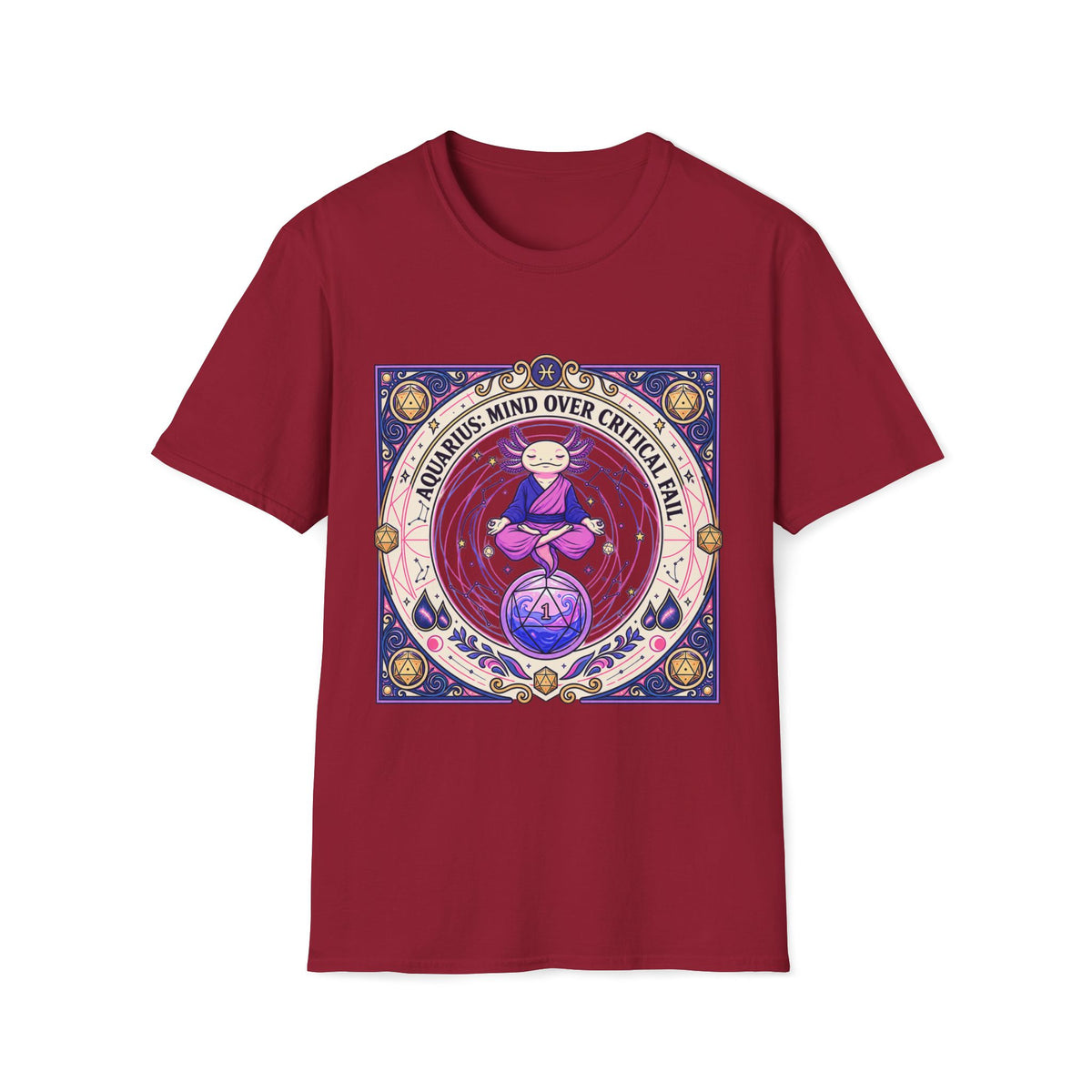 Aquarius: Mind Over Critical Fail T-shirt