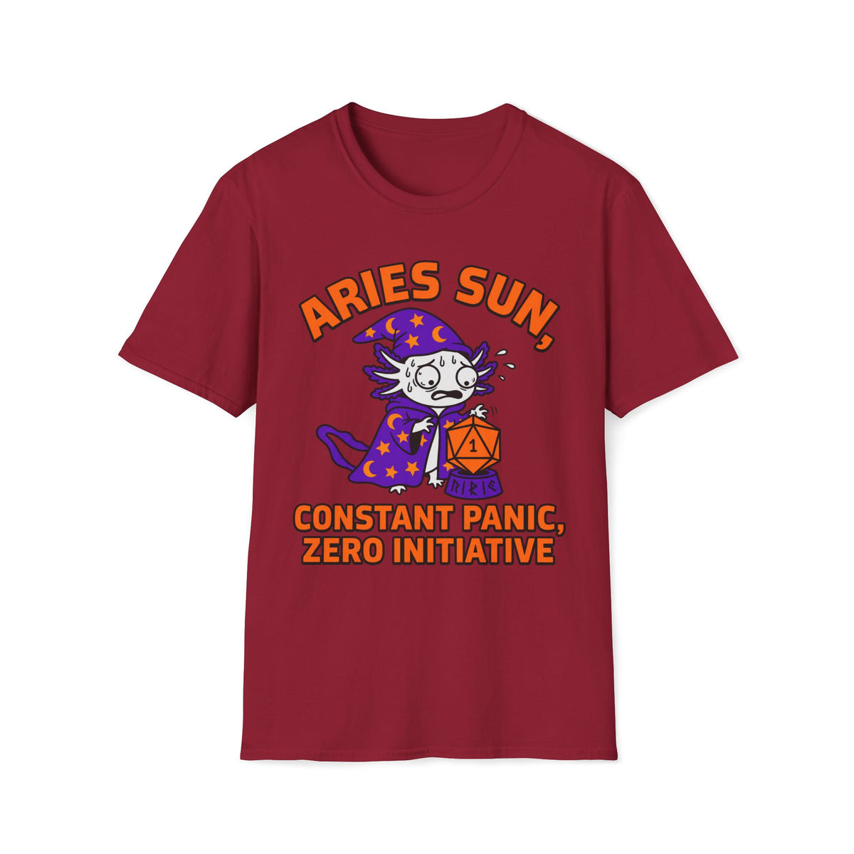 Aries Sun, Constant Panic, Zero Initiative T-shirt