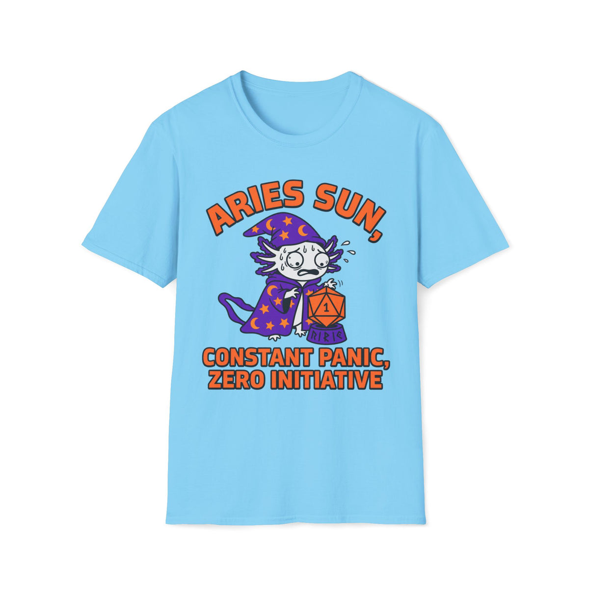 Aries Sun, Constant Panic, Zero Initiative T-shirt