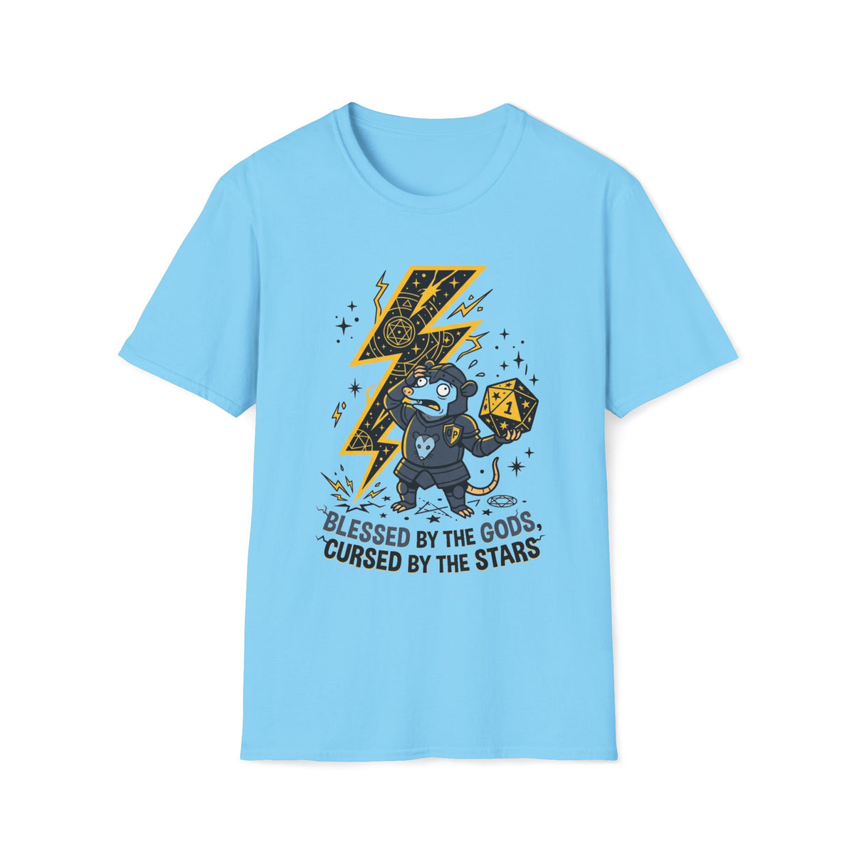 Blessed By The Gods, Cursed By The Stars T-shirt