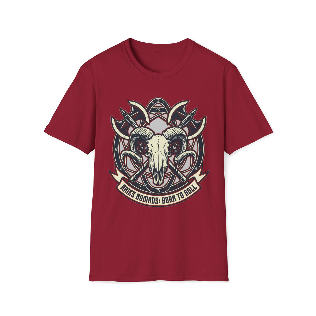 Aries Nomads: Born to Roll T-shirt