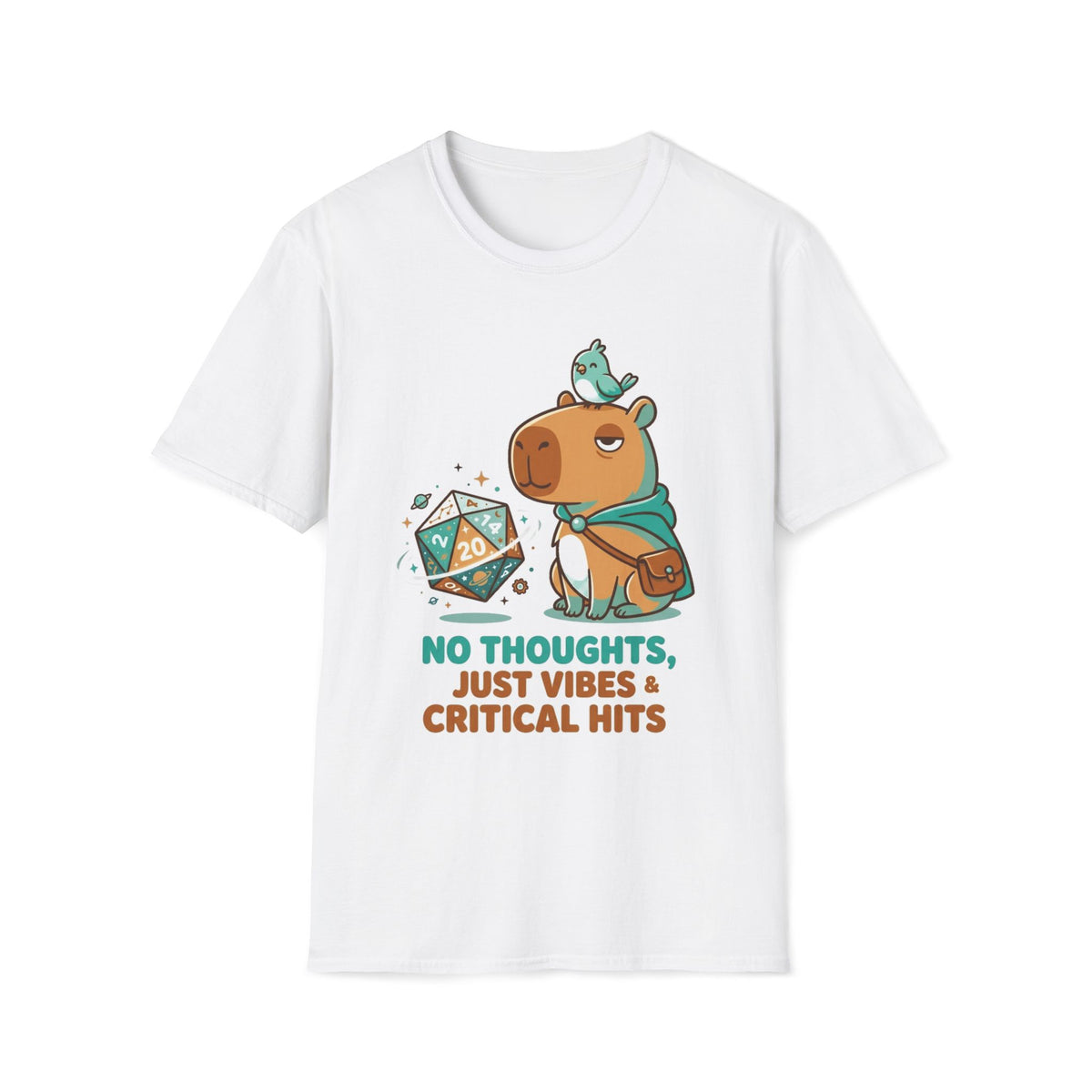No Thoughts, Just Vibes & Critical Hits T-shirt