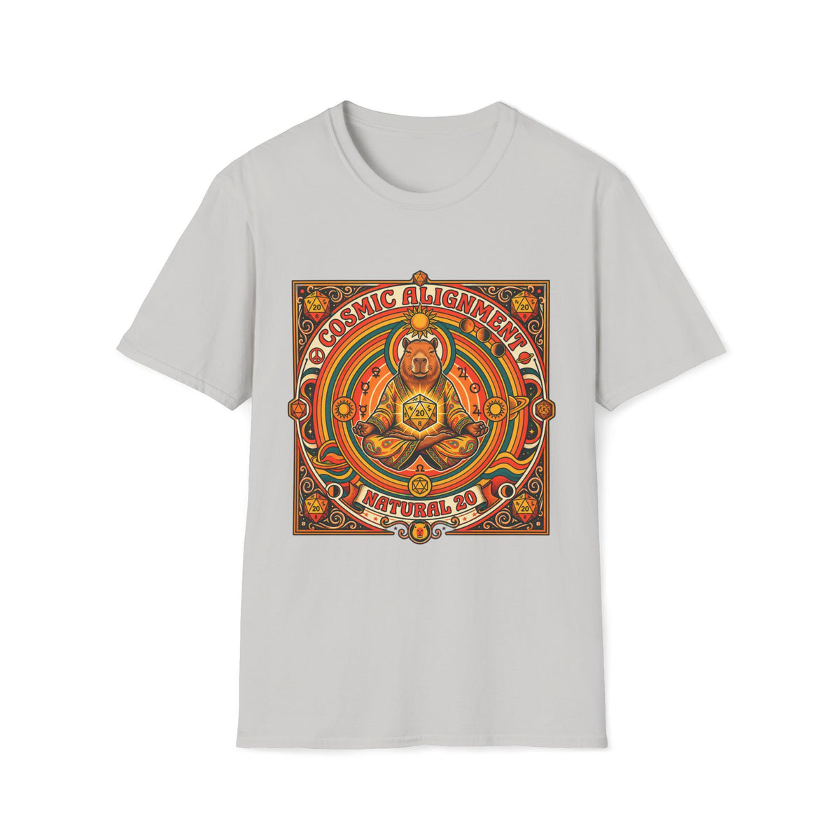 Cosmic Alignment Natural 20 T-shirt