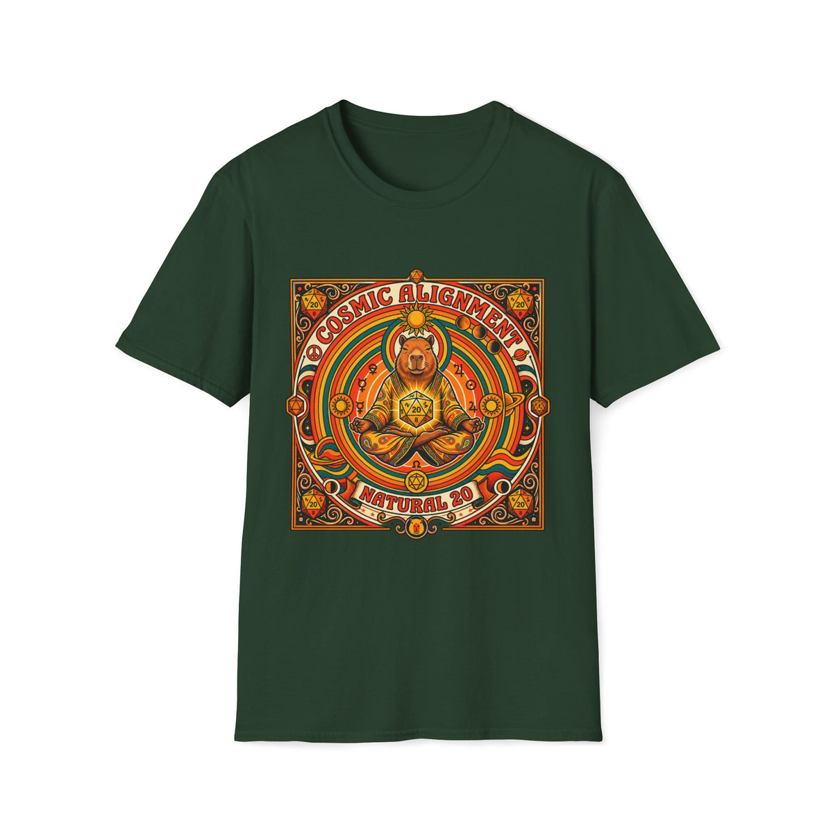 Cosmic Alignment Natural 20 T-shirt