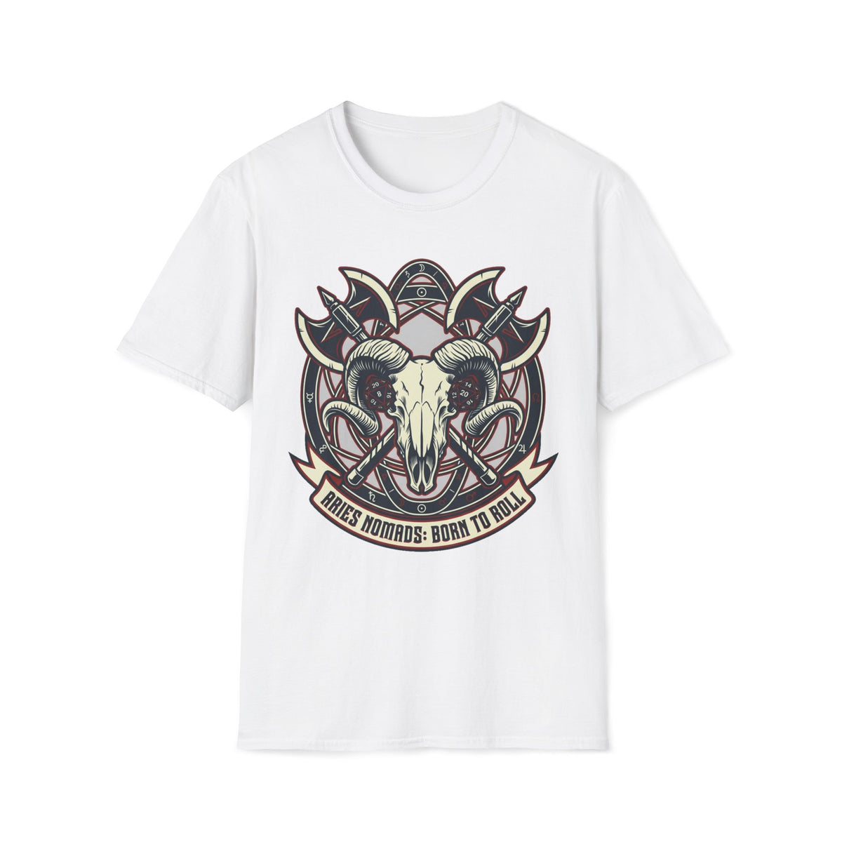 Aries Nomads: Born to Roll T-shirt