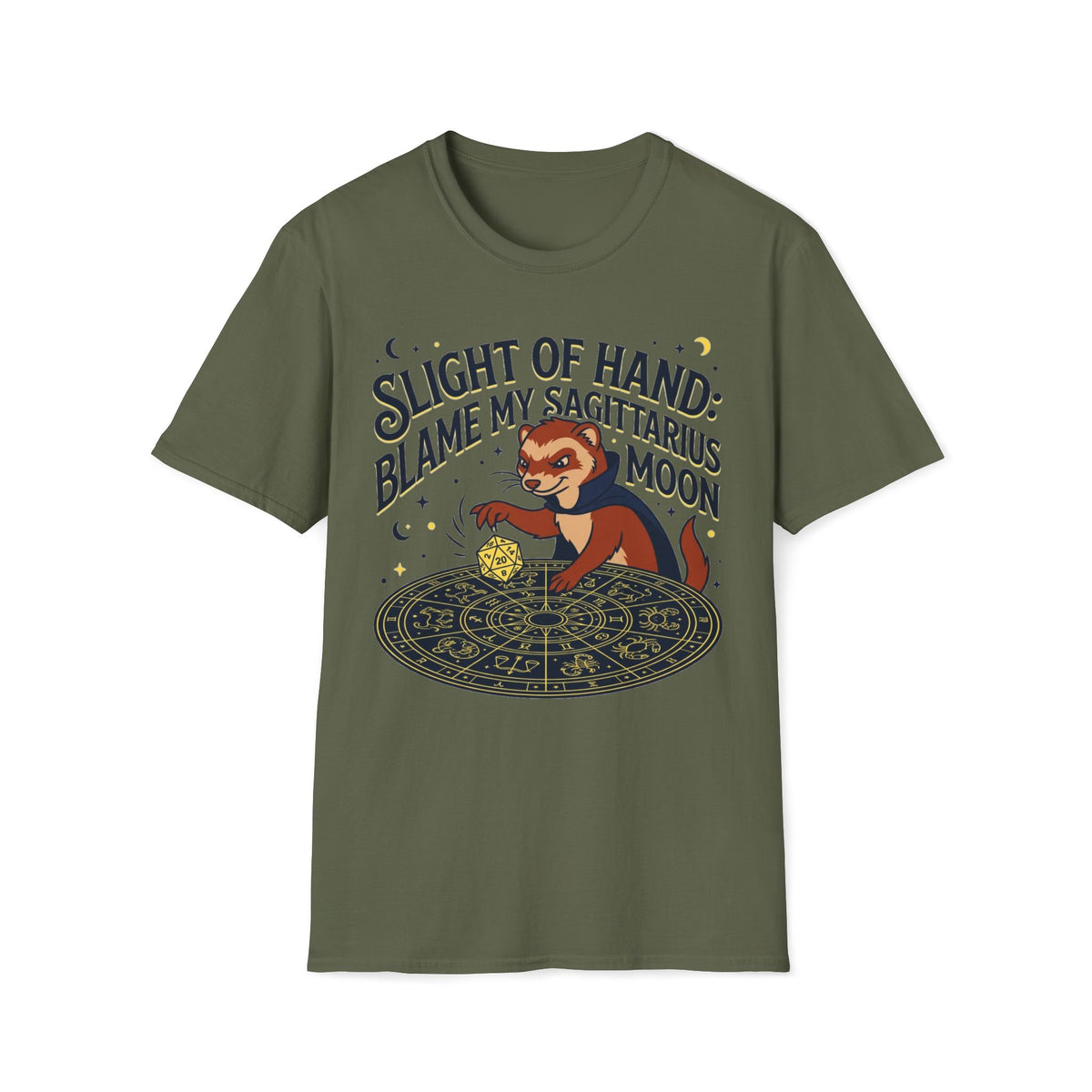 Slight of Hand: Blame My Sagittarius Moon T-shirt