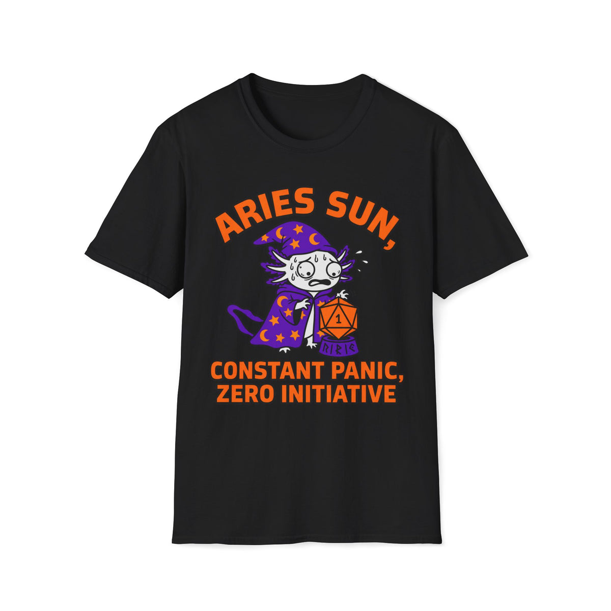 Aries Sun, Constant Panic, Zero Initiative T-shirt