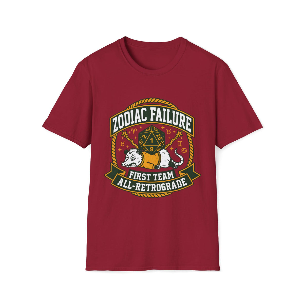 Zodiac Failure First Team All-Retrograde T-shirt