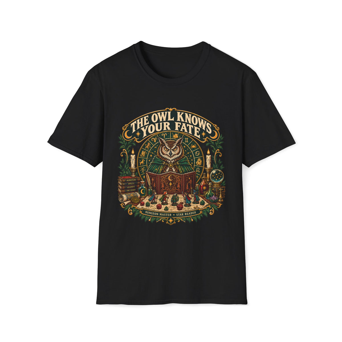 The Owl Knows Your Fate T-shirt