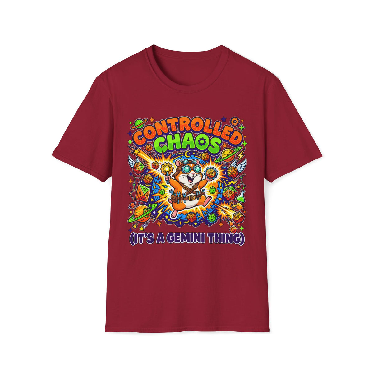 Controlled Chaos (It's A Gemini Thing) T-shirt