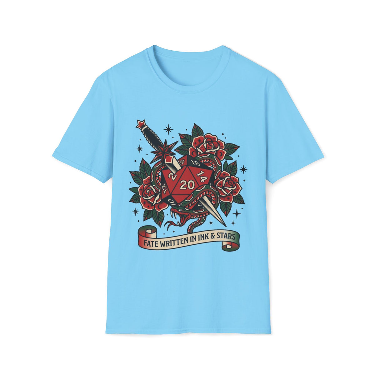 Fate Written In Ink & Stars T-shirt